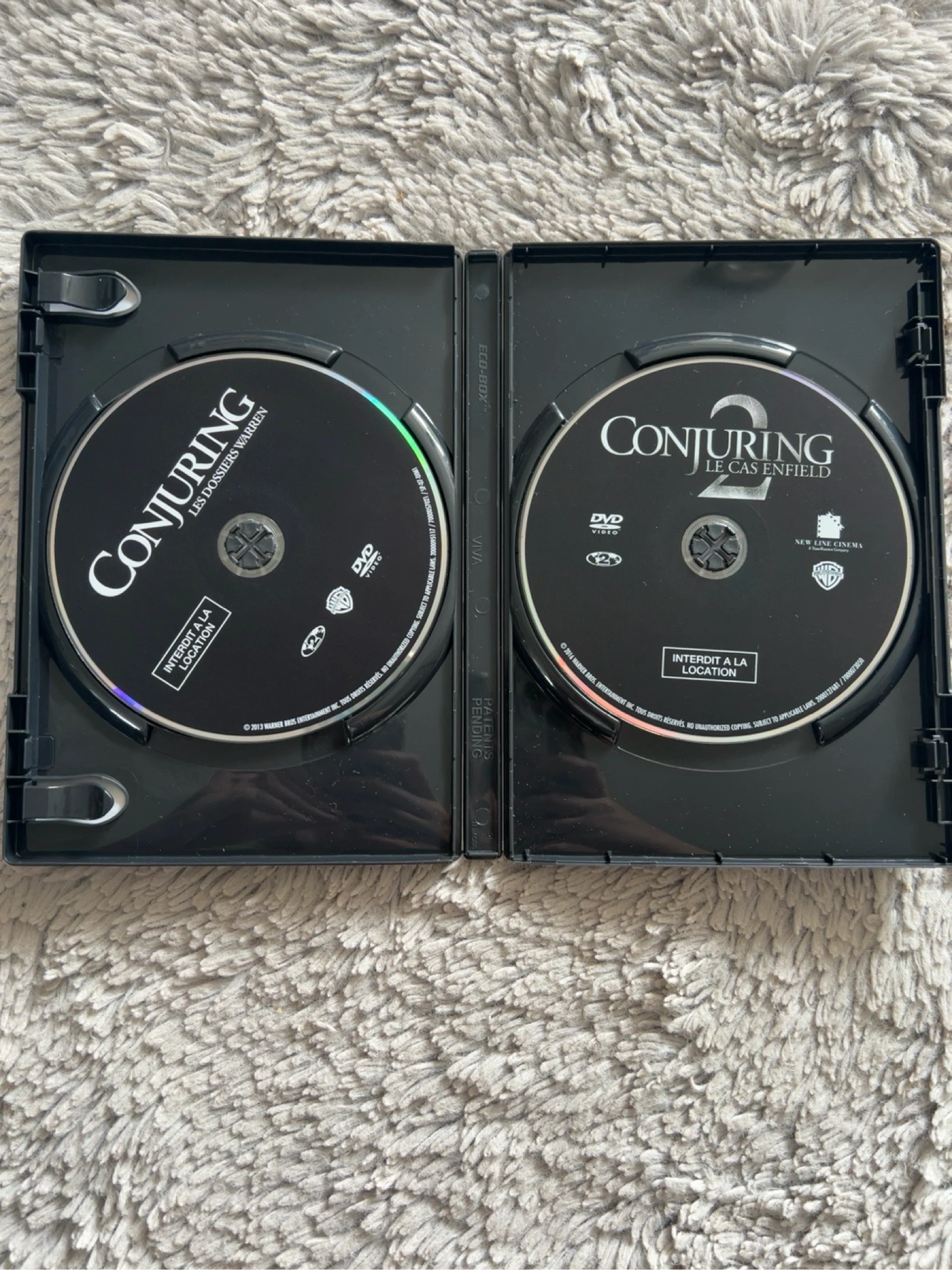 DVD Conjuring 2: The Enfield Case – 2 DVD Edition – Horror Film – Very Good Condition – photo 2